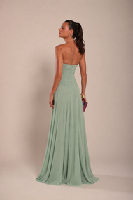 Vestido Longo Verde Menta Algarve