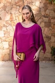 Vestido Longo Fúcsia Hungria