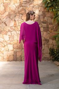 Vestido Longo Fúcsia Hungria