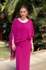 Vestido Longo Fúcsia Hungria