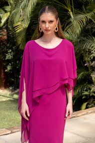 Vestido Longo Fúcsia Hungria