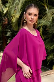 Vestido Longo Fúcsia Hungria
