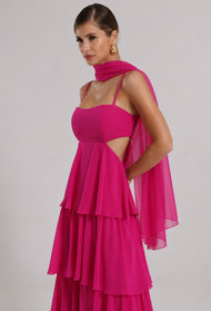 Echarpe Pink Chifon