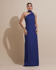 Vestido Longo Azul Marinho Croácia 