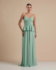 Vestido Longo Verde Menta Chile 