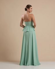 Vestido Longo Verde Menta Chile 