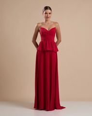 Vestido Longo Vermelho Chile 