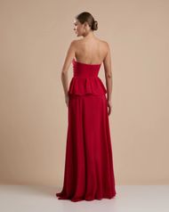 Vestido Longo Vermelho Chile 