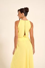 Vestido Longo Amarelo Sevilha