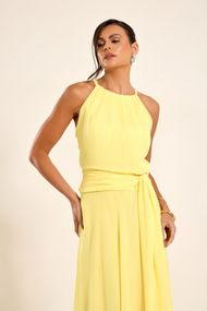  Vestido Longo Amarelo Sevilha