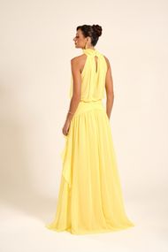 Vestido Longo Amarelo Lisboa