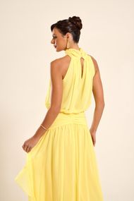 Vestido Longo Amarelo Lisboa