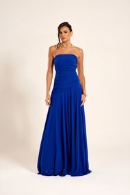 Vestido Longo Azul Royal Algarve 