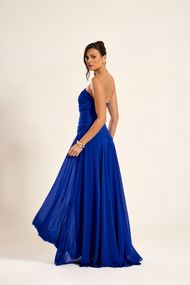 Vestido Longo Azul Royal Algarve 