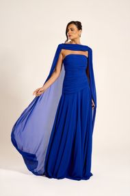 Vestido Longo Azul Royal Algarve 