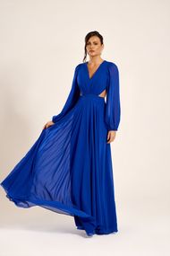 Vestido Longo Azul Bic Patagônia 