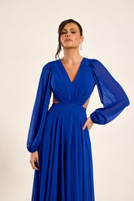 Vestido Longo Azul Bic Patagônia 