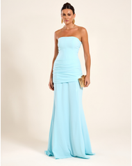 Vestido Longo Azul Serenity Marselha