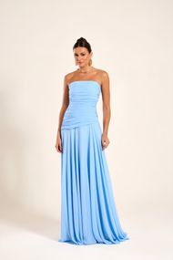 Vestido Longo Azul Serenity Algarve