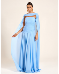 Vestido Longo Azul Serenity Algarve