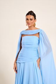 Vestido Longo Azul Serenity Algarve