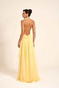 Vestido Longo Amarelo Marrakech