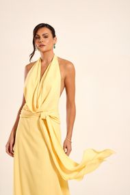 Vestido Longo Amarelo Marrakech