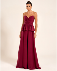 Vestido Longo Marsala Chile 
