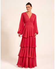 Vestido Longo Terracota Claro Nice