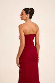 Vestido Longo Marsala Marselha 