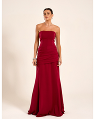 Vestido Longo Marsala Marselha 