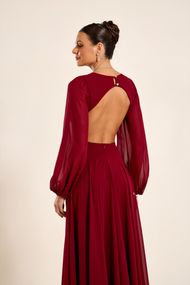 Vestido Longo Marsala Patagônia