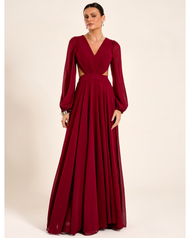 Vestido Longo Marsala Patagônia