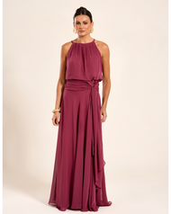 Vestido Longo Rosa Canela Sevilha