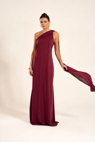 Vestido Longo Marsala Croácia 