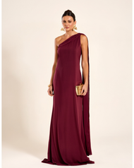 Vestido Longo Marsala Croácia 