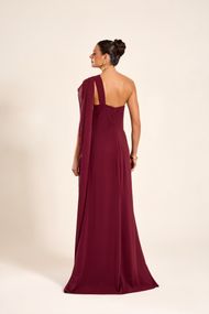 Vestido Longo Marsala Croácia 