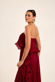  Vestido Longo Marsala Petra