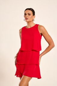  Vestido Curto Vermelho  Malibu