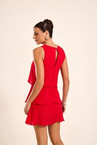  Vestido Curto Vermelho  Malibu