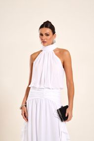 Vestido Longo Branco Lisboa