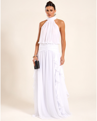Vestido Longo Branco Lisboa
