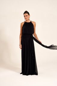 Vestido Longo Preto Sevilha