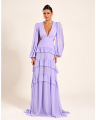 Vestido Longo Lilás Trancoso