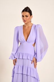 Vestido Longo Lilás Trancoso