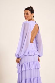 Vestido Longo Lilás Trancoso