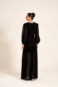 Vestido Longo Preto Doha 
