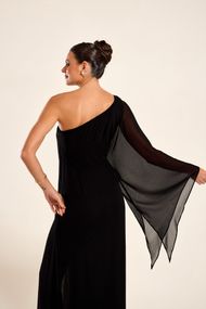  Vestido Longo Preto Positano