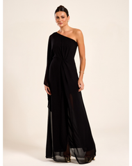  Vestido Longo Preto Positano
