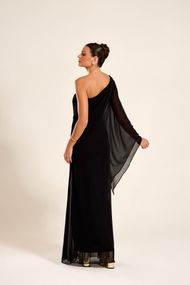  Vestido Longo Preto Positano